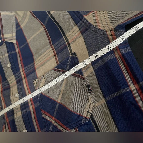 DICKIES - Long Sleeves Button Down Shirt -XL - Picture 7 of 9